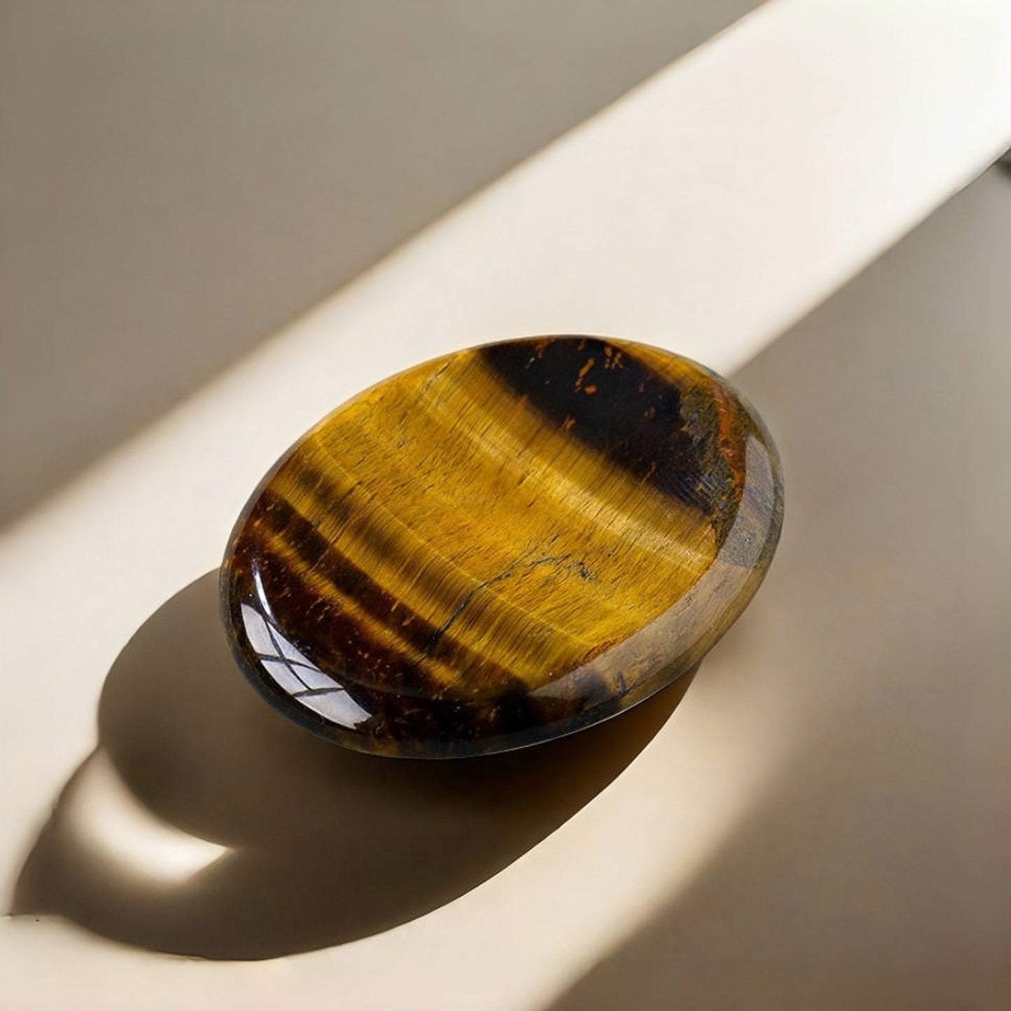 Tiger's Eye Stone Flat Stone