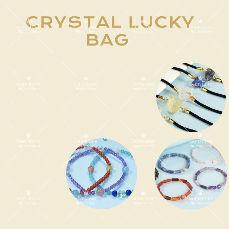 [HAPPY GEMSTONE] Natural Gemstone Bracelet Lucky Bag