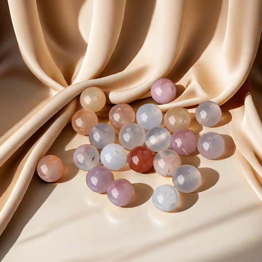 Pink Agate Beads