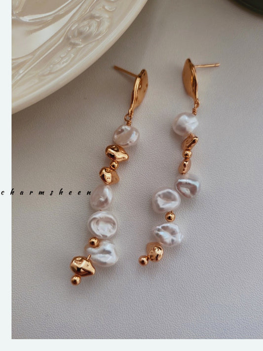 [Trouvaille]  Baroque Pearl Earring