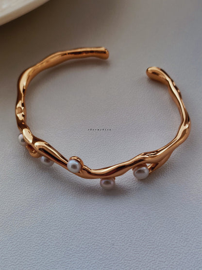 [ARREBOL] 18k Gold Vermeil Thanks to Natural Bracelet