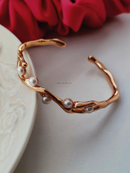 [ARREBOL] 18k Gold Vermeil Thanks to Natural Bracelet