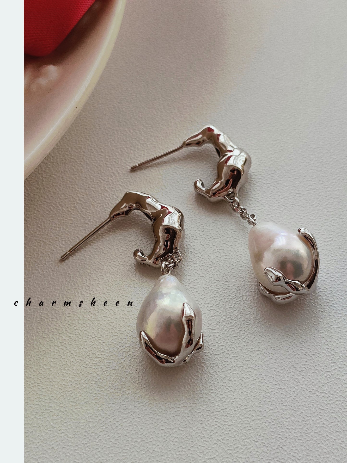 [Precious] Sterling Silver Freshwater Pearl Earring